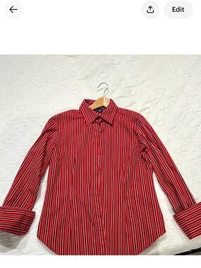 Stripped collar blouse from Victoria Secret